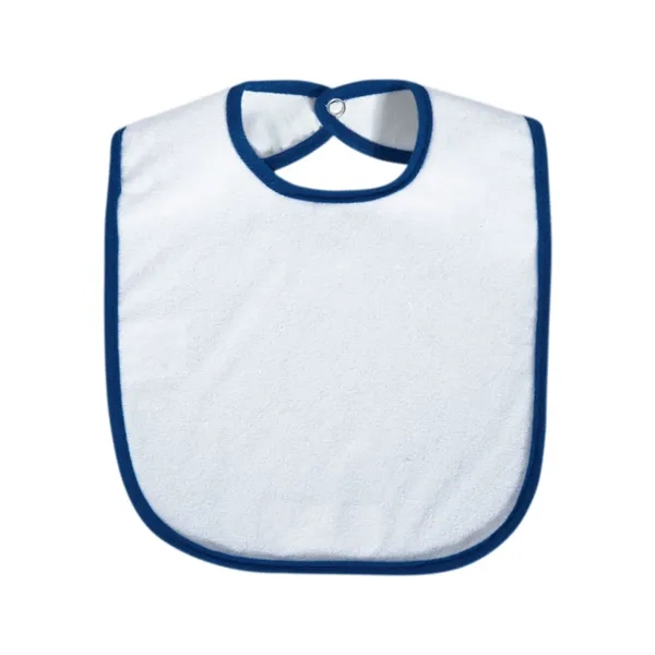 Infant Snapback Bib. 100% Cotton Terry.... from ASI 89380 Staton Corporate and Casual / Staton®