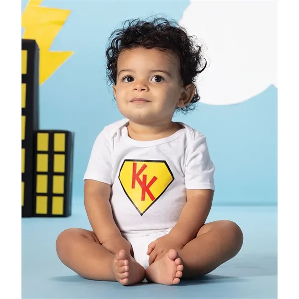 Infant Lap Neck Body Suit. 100% ring spun cotton. Snap crotch.... from ASI 89380 Staton Corporate and Casual / Staton®