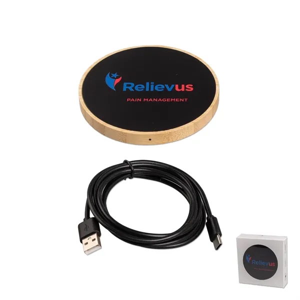 Wireless charger with a 15-watt capacity and 6' cable.... from ASI 98360 WOWLine