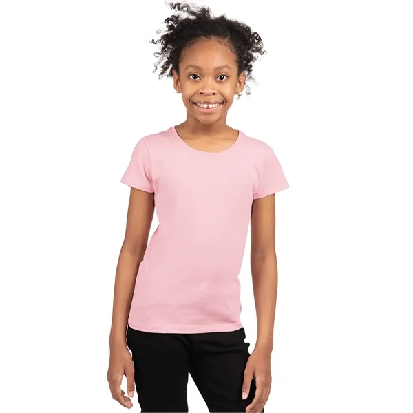 Girl's princess tee. 4.3 ounce, 100% combed ring spun cotton. Blank... from ASI 89380 Staton Corporate and Casual