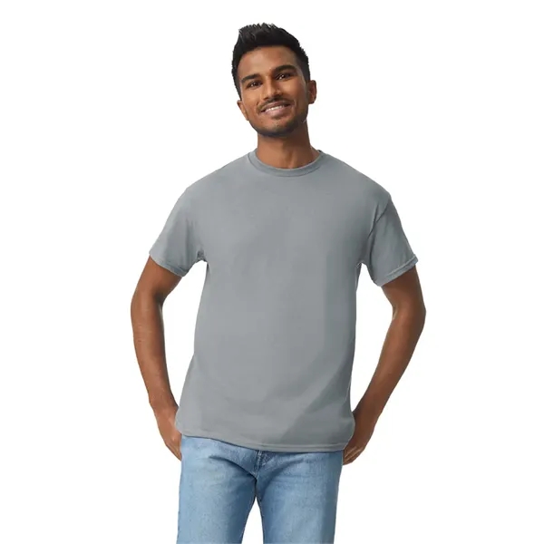 Heavy Cotton™ Adult Tee. 5.3 ounce, quarter turned to eliminate center... from ASI 89380 Staton Corporate and Casual / Staton®