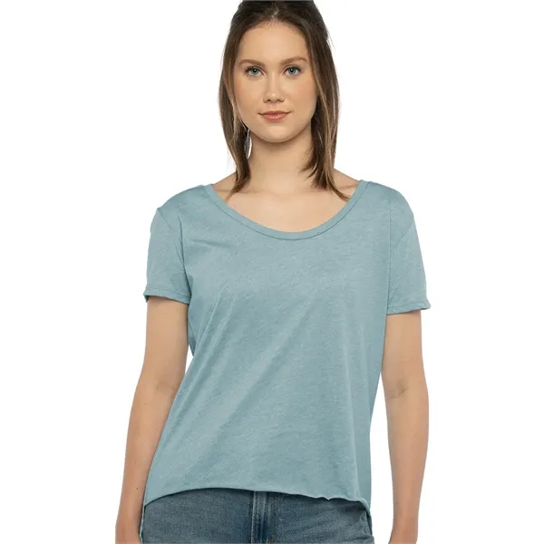 Women's relaxed fit poly-cotton blended t-shirt with scoop neckline, baby rib,... from ASI 89380 Staton Corporate and Casual