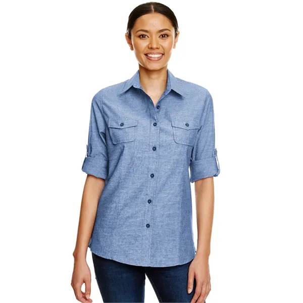 Ladies Long Sleeve Chambray... from ASI 89380 Staton Corporate and Casual