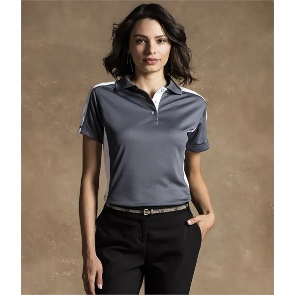 Ladies' color blocked moisture free sport shirt.... from ASI 89380 Staton Corporate and Casual / Staton®