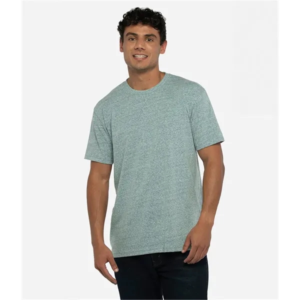 Unisex short sleeve crewneck t-shit with unique blizzard snow effect and... from ASI 89380 Staton Corporate and Casual