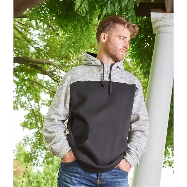 Melange Color Block Hood... from ASI 89380 Staton Corporate and Casual