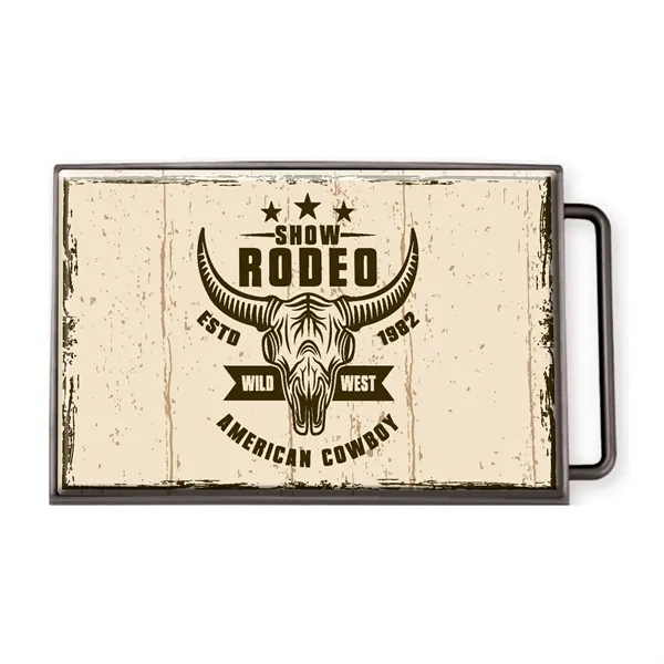 With a full color imprint and classic shape, these belt buckles... from ASI 61966 HPG / BCG Creations HPG Gold