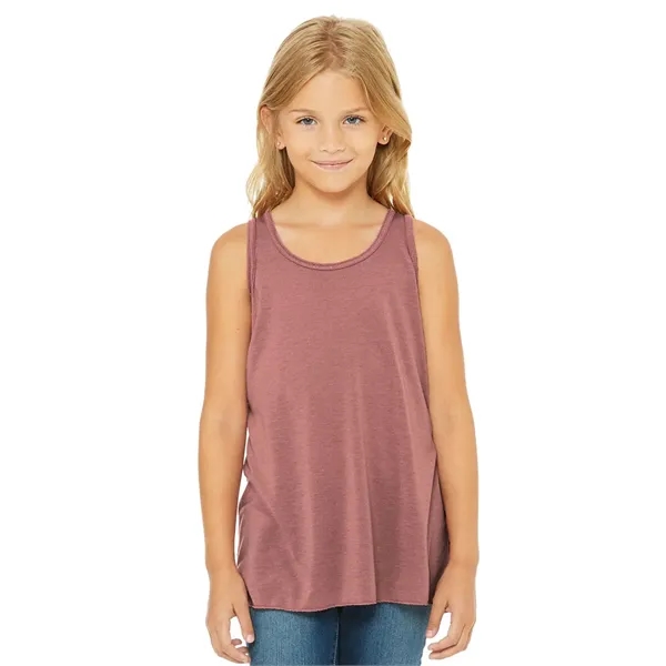 Youth Flowy Racerback Tank. 3.7 ounce. 65% polyester/35% viscose.... from ASI 89380 Staton Corporate and Casual / Staton®