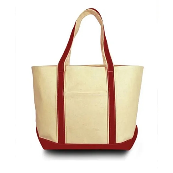 Large cotton canvas classic boat tote. 16 oz. cotton canvas.... from ASI 89380 Staton Corporate and Casual / Staton®