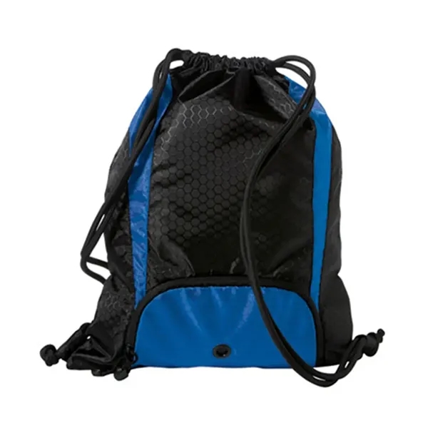 Honeycomb ripstop PU black super DUROcord drawstring pack.... from ASI 89380 Staton Corporate and Casual / Staton®