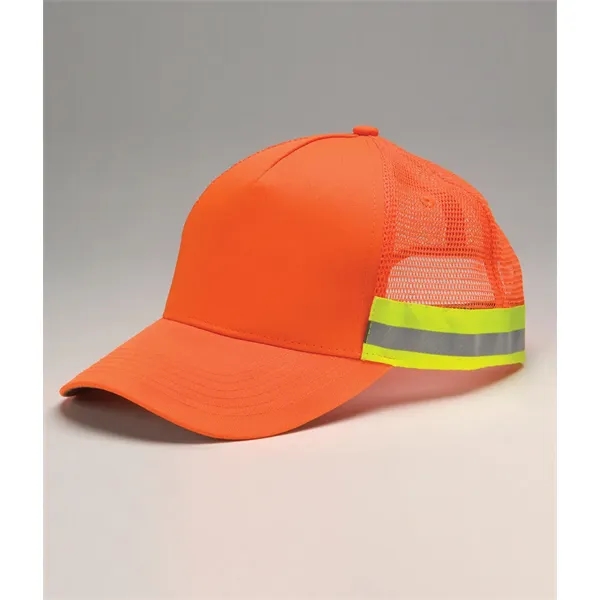 Five panel, 100% polyester reflective cap with self fabric sweatband.... from ASI 89380 Staton Corporate and Casual / Staton®