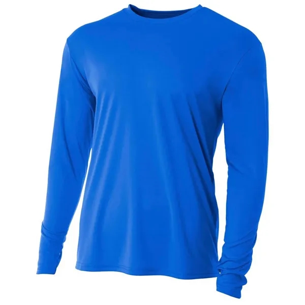A4 Cooling Performance Long Sleeve Crew. 4 ounce. 100% micro poly... from ASI 89380 Staton Corporate and Casual / Staton®
