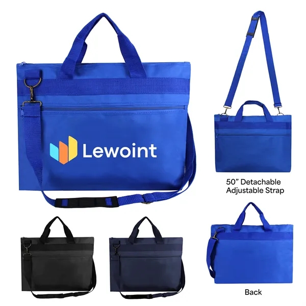 17.5"W x 13"H x 1"G (Bottom Gusset) document bag made of... from ASI 37980 Bagworld