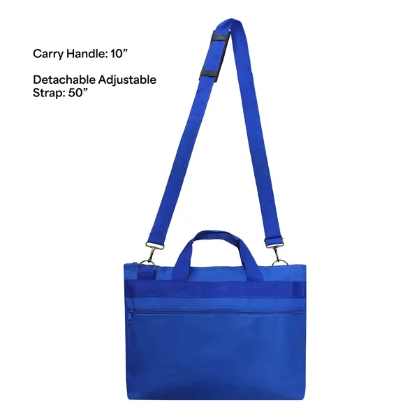 17.5"W x 13"H x 1"G (Bottom Gusset) document bag made of... from ASI 37980 Bagworld