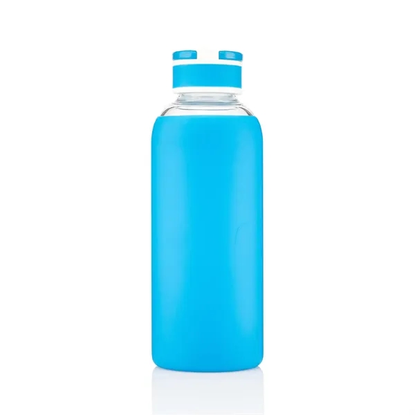 18 ounce shatter resistant glass bottle with silicone grip sleeve and... from ASI 57800 Gordon Sinclair / Gordon Sinclair®