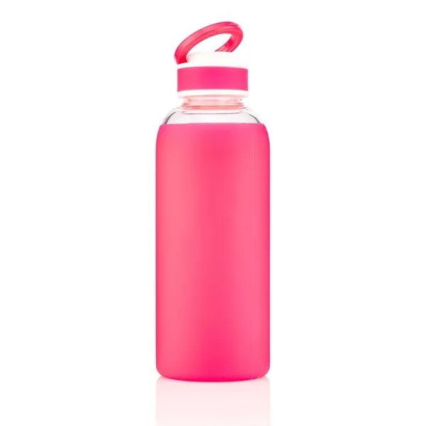 18 ounce shatter resistant glass bottle with silicone grip sleeve and... from ASI 57800 Gordon Sinclair / Gordon Sinclair®