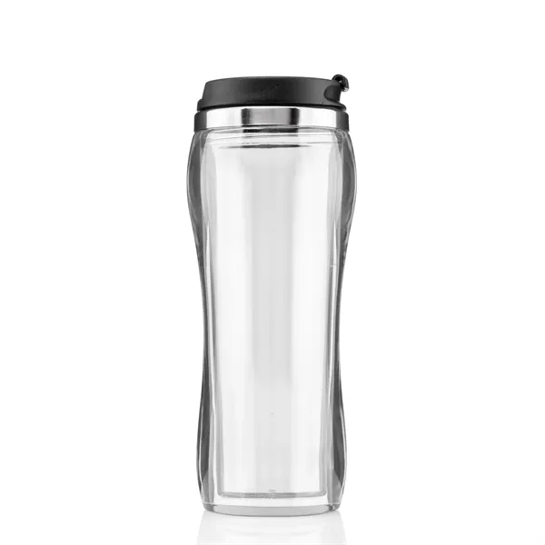 12 ounce double wall insulated plastic tumbler with lid and iridescent... from ASI 57800 Gordon Sinclair / Gordon Sinclair®