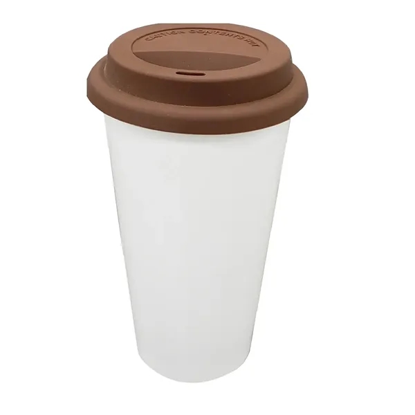 16 oz. double wall ceramic tumbler with silicone sipping lid.... from ASI 57800 Gordon Sinclair / Gordon Sinclair®