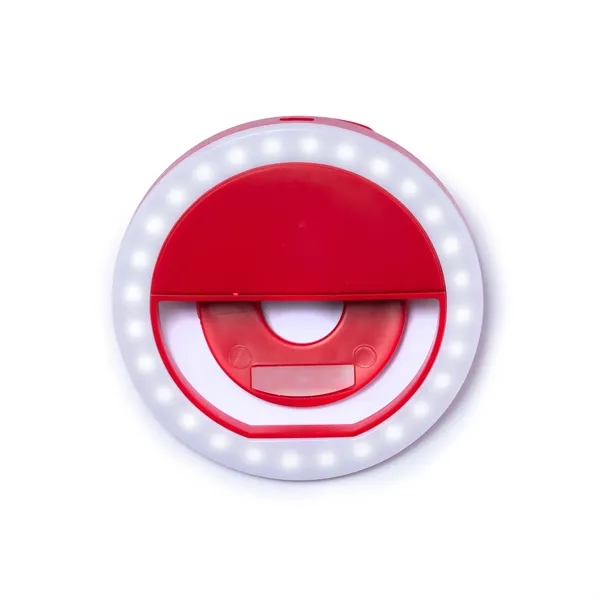Ring style clip on selfie light in assorted colors.... from ASI 57800 Gordon Sinclair / Gordon Sinclair®