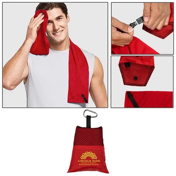 The cooling towel keeps you feeling cooler when exercising or doing... from ASI 62660 Innovation Line