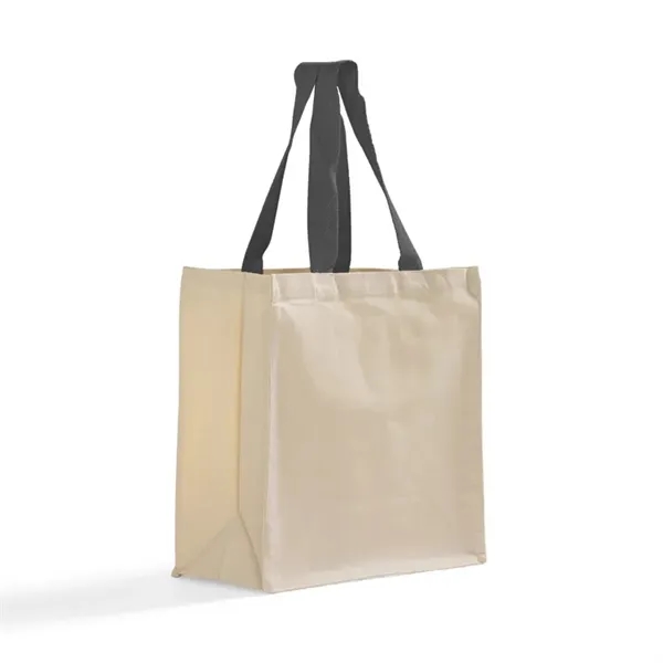 Heavy canvas tote with jumbo gusset, 23" handles, and large imprint... from ASI 67557 LimeLight Ent / Limelight USA