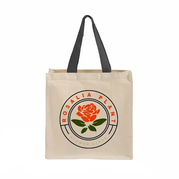 Heavy canvas tote with jumbo gusset, 23" handles, and large imprint... from ASI 67557 LimeLight Ent / Limelight USA