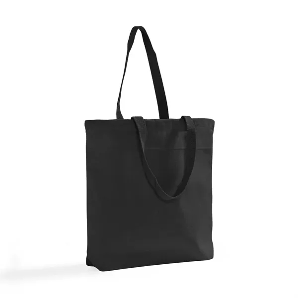 Heavy 10 oz cotton twill tote with 17" handles and imprint... from ASI 67557 LimeLight Ent / Limelight USA