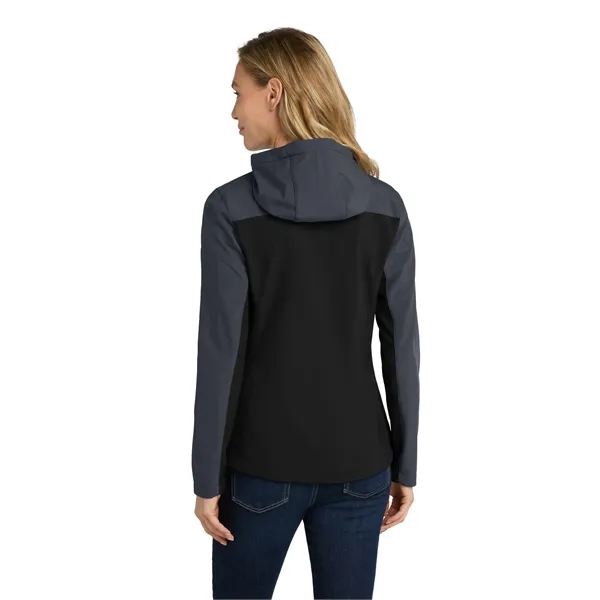 Port Authority Ladies Hooded Core Soft Shell Jacket.... from ASI 84863 SanMar