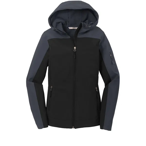 Port Authority Ladies Hooded Core Soft Shell Jacket.... from ASI 84863 SanMar