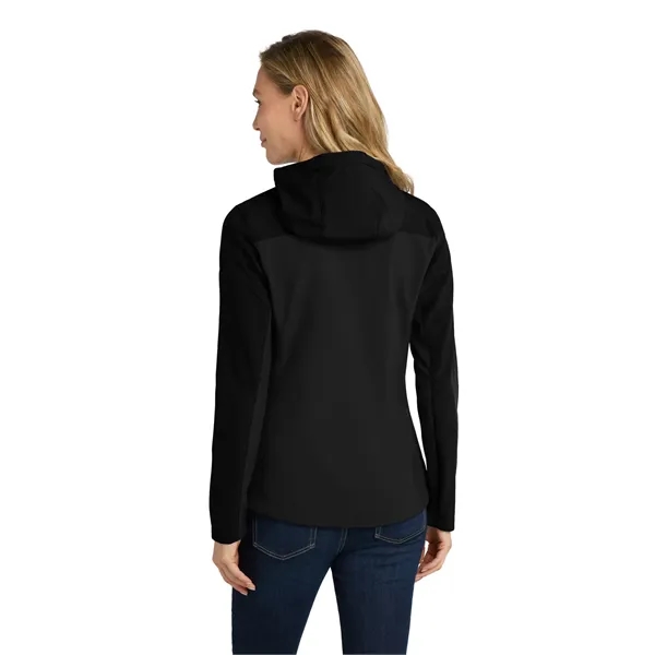 Port Authority Ladies Hooded Core Soft Shell Jacket.... from ASI 84863 SanMar