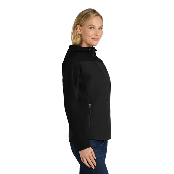Port Authority Ladies Hooded Core Soft Shell Jacket.... from ASI 84863 SanMar
