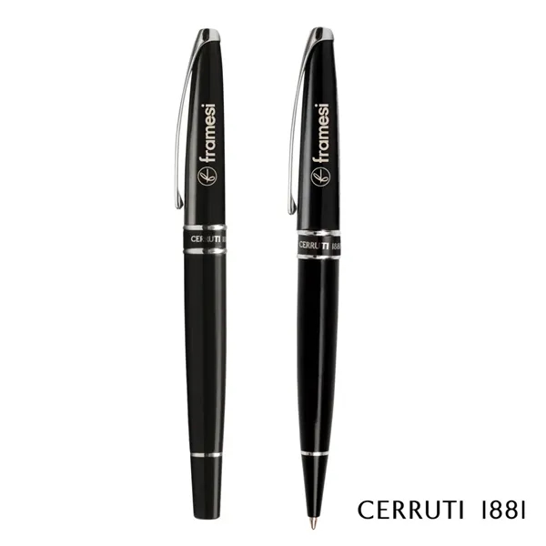 Cerruti 1881® Silver Clip Ballpoint Pen & Rollerball Pen Gift Set... from ASI 84592 St Regis Group