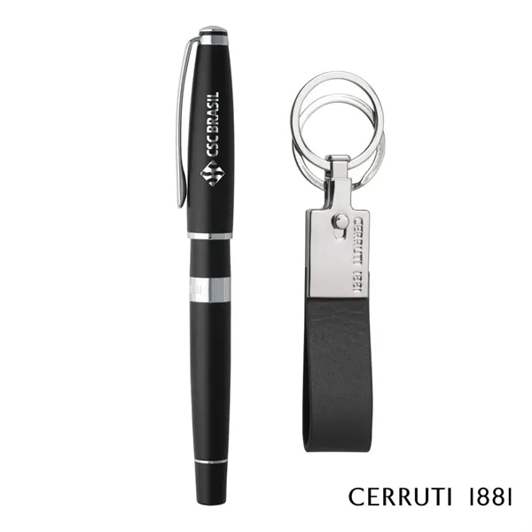 Cerruti 1881® Bicolore Rollerball Pen & Zoon Key Ring Gift Set... from ASI 84592 St Regis Group