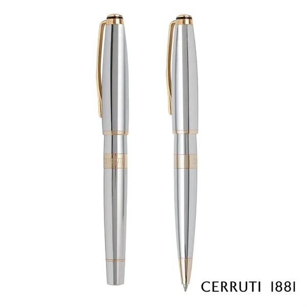 Cerruti 1881® Bicolore Ballpoint Pen & Rollerball Pen Gift Set... from ASI 84592 St Regis Group
