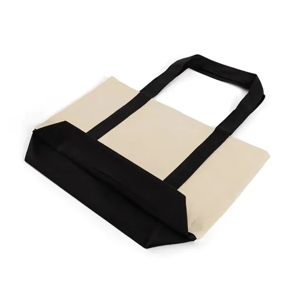 Spacious 10 oz cotton tote with large front pocket and shoulder... from ASI 67557 LimeLight Ent / Limelight USA