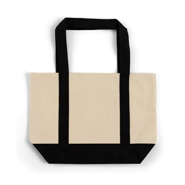 Spacious 10 oz cotton tote with large front pocket and shoulder... from ASI 67557 LimeLight Ent / Limelight USA