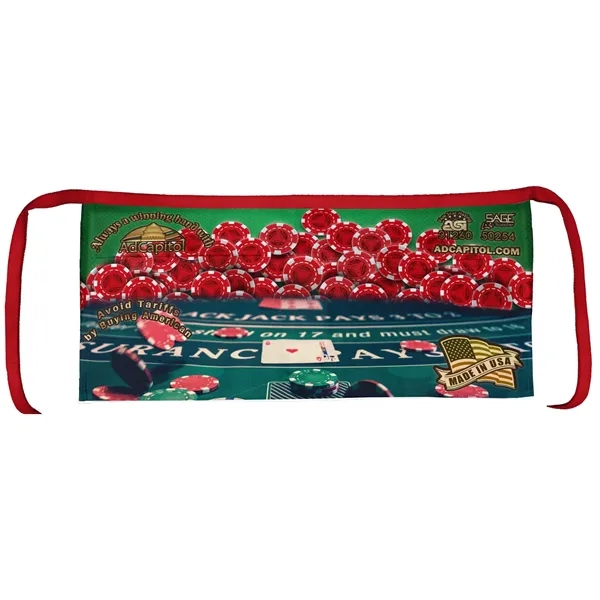 Sublimated 18 inch wide by 9 inch tall waist apron with... from ASI 31260 AdCapitol