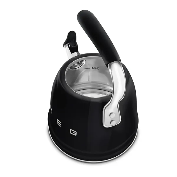 The Smeg Whistling Kettle honors the simpler way of life.... from ASI 61966 HPG / HPG Gold Beacon Premium Brands