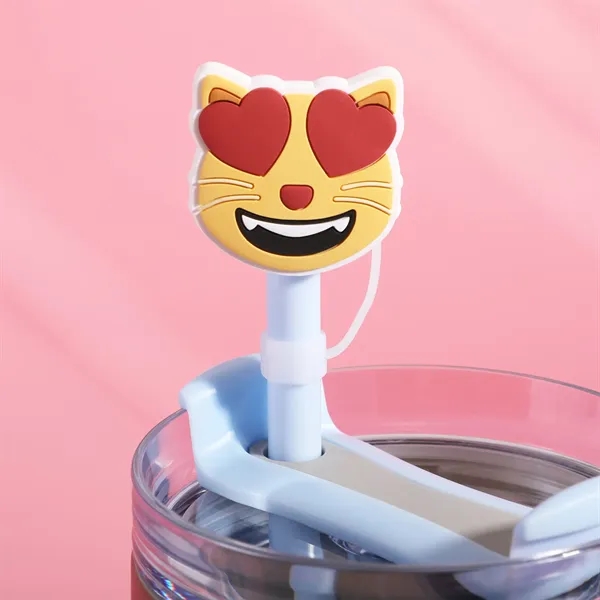 1.5" PVC Straw Topper for parties, promos, and playful sips.... from ASI 61966 HPG / BCG Creations HPG Gold