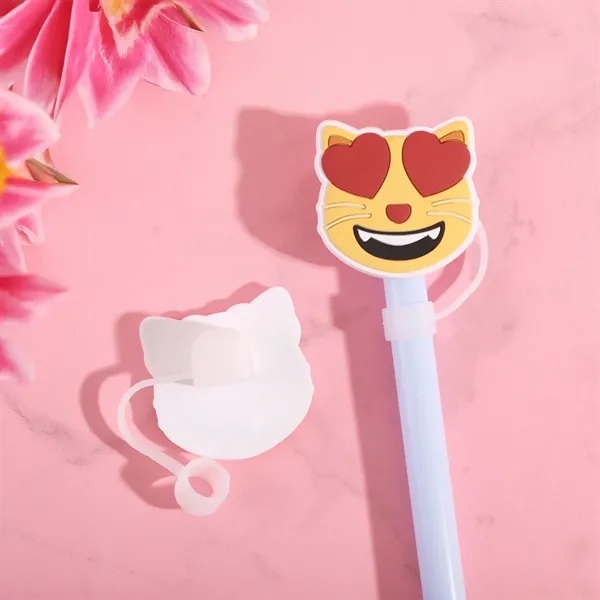 1.5" PVC Straw Topper for parties, promos, and playful sips.... from ASI 61966 HPG / BCG Creations HPG Gold