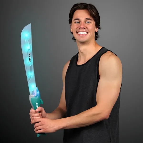 LED Shark Toy Sword; Blank & Imprinted Pricing... from ASI 34194 ALightPromos