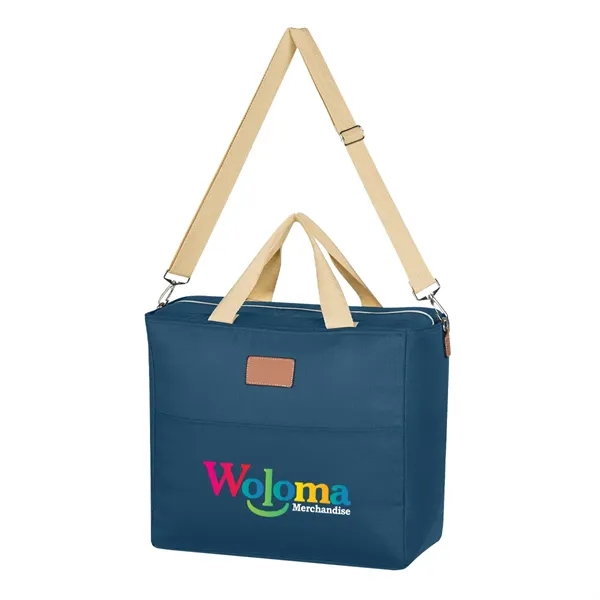 Cooler tote bag with laminated foam insulation, an adjustable and removable... from ASI 61125 Hit Promotional Products / Hit®