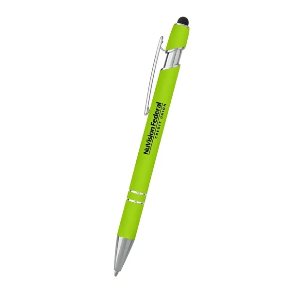 Aluminum ballpoint pen with stylus on top.... from ASI 61125 Hit Promotional Products / Hit®