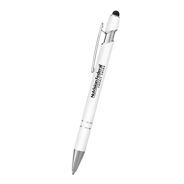 Aluminum ballpoint pen with stylus on top.... from ASI 61125 Hit Promotional Products / Hit®