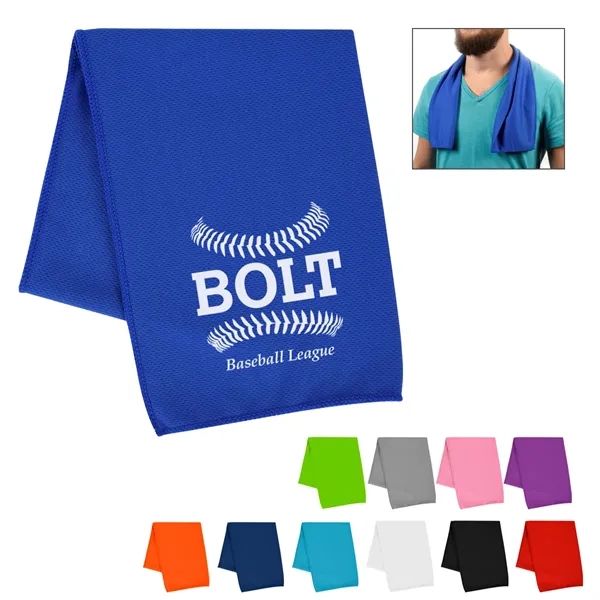 Cooling sport towel for keeping cool when active or on a... from ASI 61125 Hit Promotional Products / Hit®