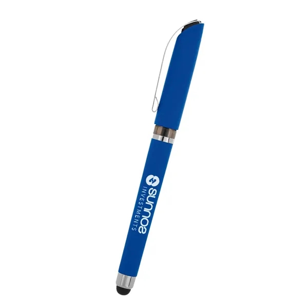 Avendale velvet touch pen with gel ink, a rubber grip, and... from ASI 61125 Hit Promotional Products / Hit®
