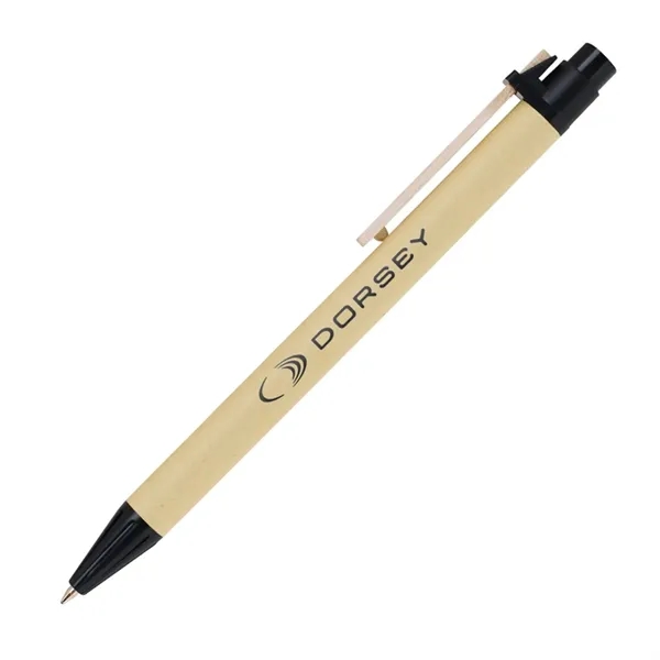 Click-action pen made with recycled paper, plastic and wood pulp.... from ASI 90859 Tempo Industries Inc