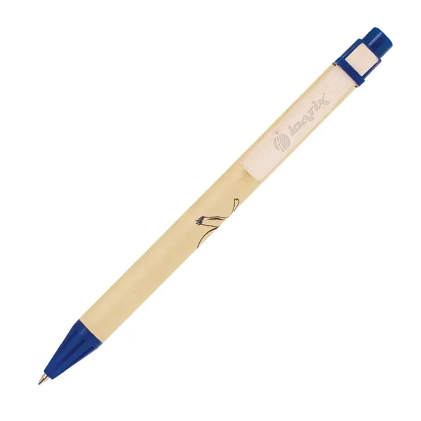 Click-action pen made with recycled paper, plastic and wood pulp.... from ASI 90859 Tempo Industries Inc