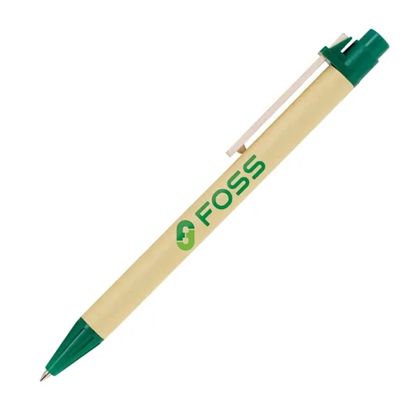 Click-action pen made with recycled paper, plastic and wood pulp.... from ASI 90859 Tempo Industries Inc