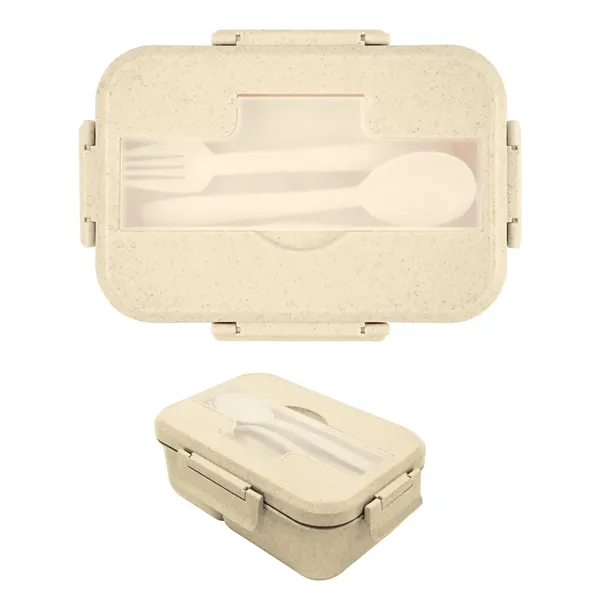3" x 5.75" x 8.5" harvest Bento Box made from plant... from ASI 61125 Hit Promotional Products / Hit®
